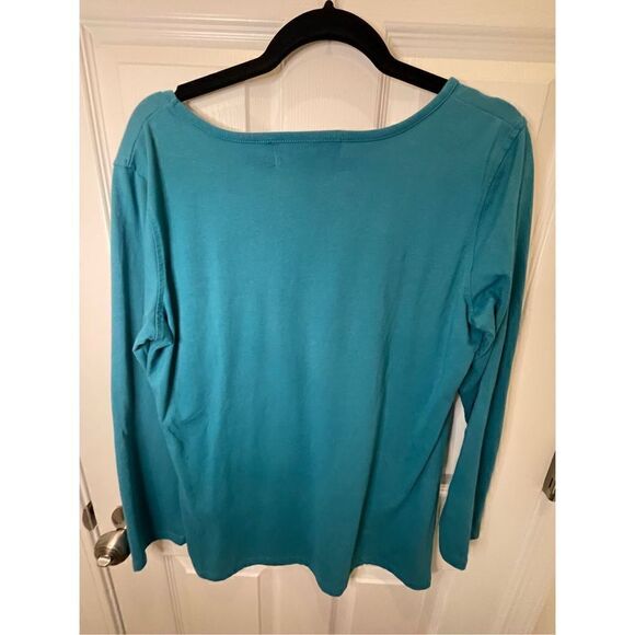 Bit & Bridle women’s too long sleeve bluish embellished - Picture 2 of 6